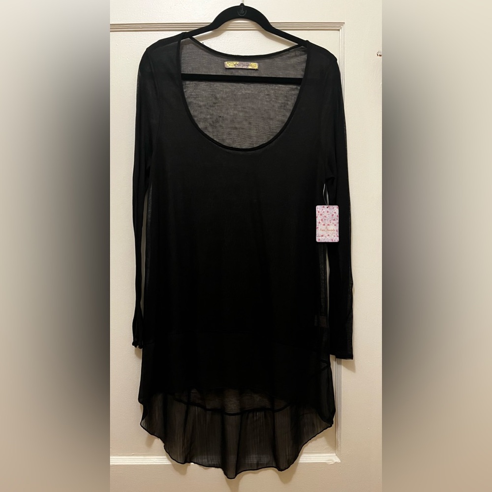 Free People Sheer Tunic/Coverup